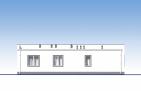 Одноэтажный дом с террасой и тремя спальнями